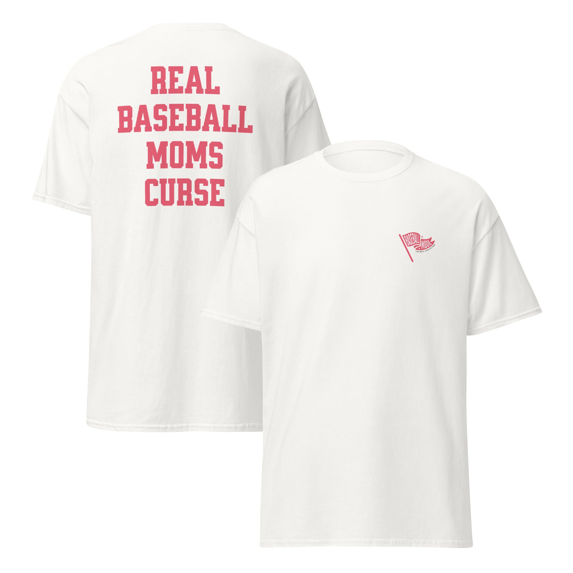 Collection of Real Baseball Moms Curse T-Shirt in a gallery layout